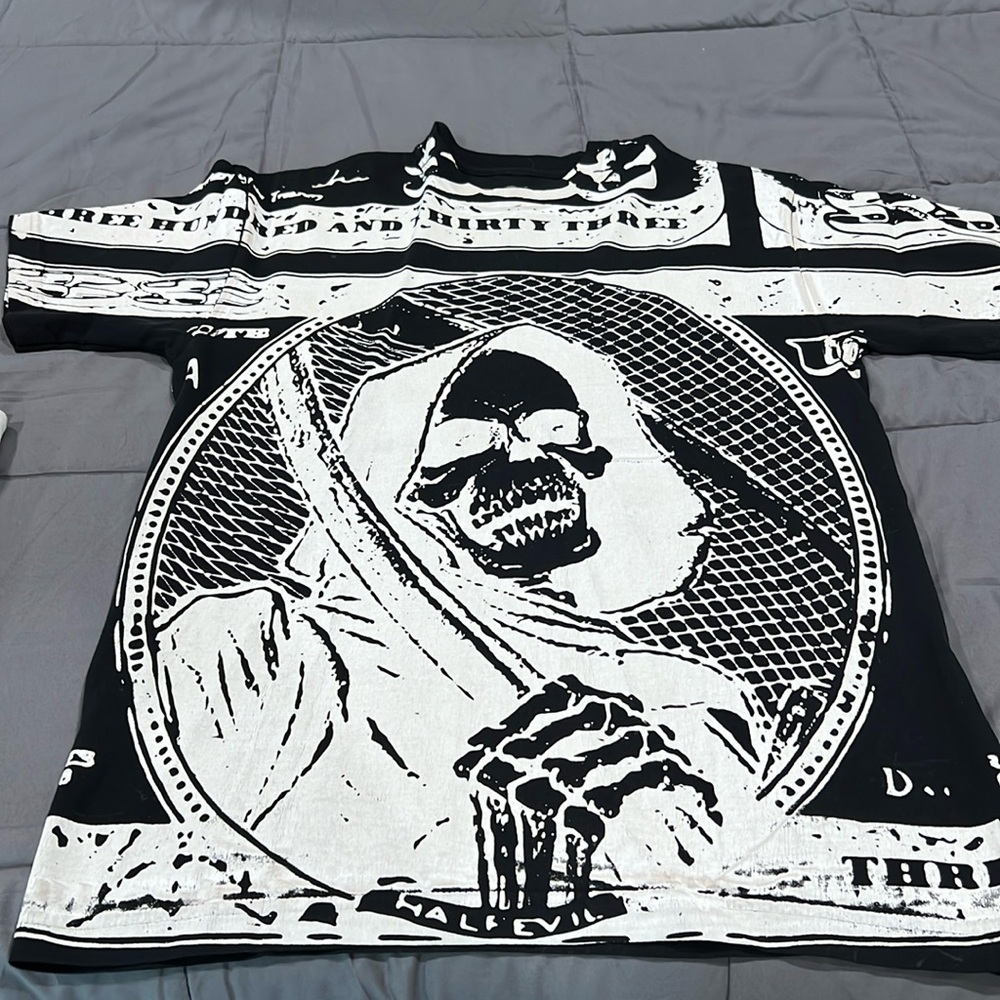 Half Evil 333 Reaper Dollar T Shirt Medium